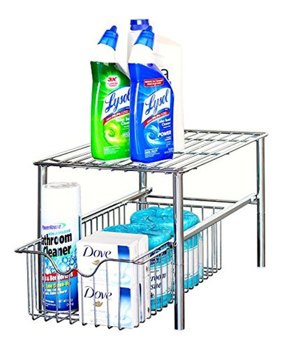 Decobros Apilable Debajo Del Gabinete Del Fregadero Organiza 0