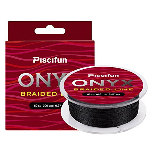 Sedal De Pesca Trenzado Piscifun Onyx, Negro (15 Libras) 0 Sedal De Pesca Trenzado Piscifun Onyx, Negro (15 Libras) 0