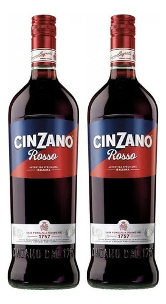 Kit Vermouth Cinzano Rosso 950ml 2 Unidades 0 Kit Vermouth Cinzano Rosso 950ml 2 Unidades 0