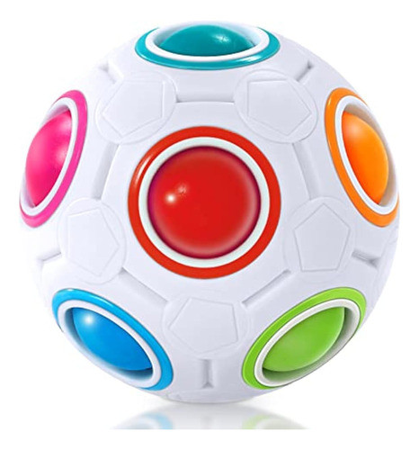 Vdealen Bola Mágica De Rompecabezas De Arcoíris, 0