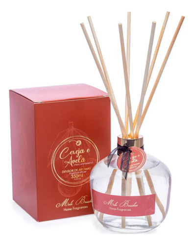 Difusor De Aromas Cereja E Avelã Mels Brushes 350ml 0