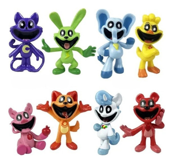 Kit 8 Figuras Poppy Playtime Capitulo 3 Smiling Critters 0