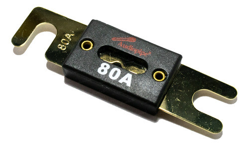 Fusible Audiopipe Anl 80 Amp Dorado Potencia Audio Car 0
