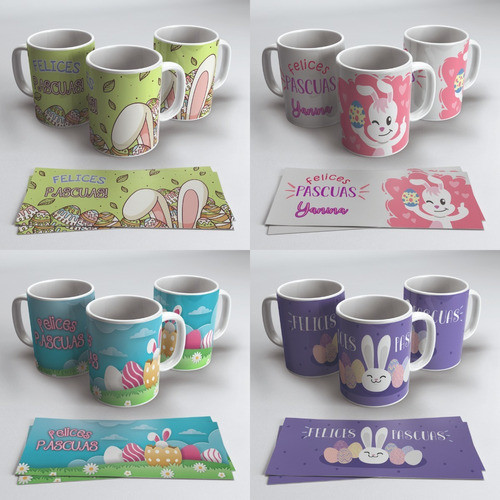 Plantillas Diseño Sublimación Pascuas Tazas Corel Mockup 0