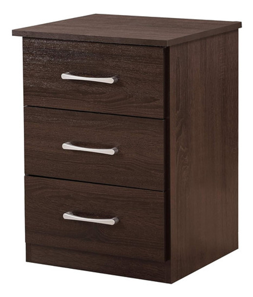 Glory Furniture Boston Mesita De Noche, Estándar, Wengué 0