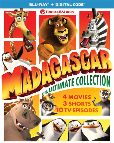 Blu-ray Madagascar The Ultimate Collection / Incluye 4 Films 0