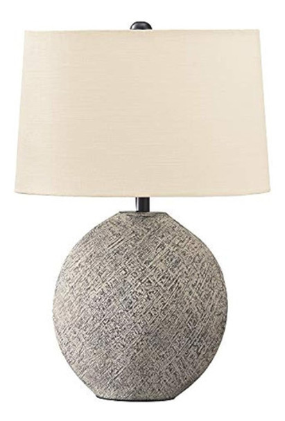 Signature Design By Ashley Harif Paper Table Lamp With Textu 0