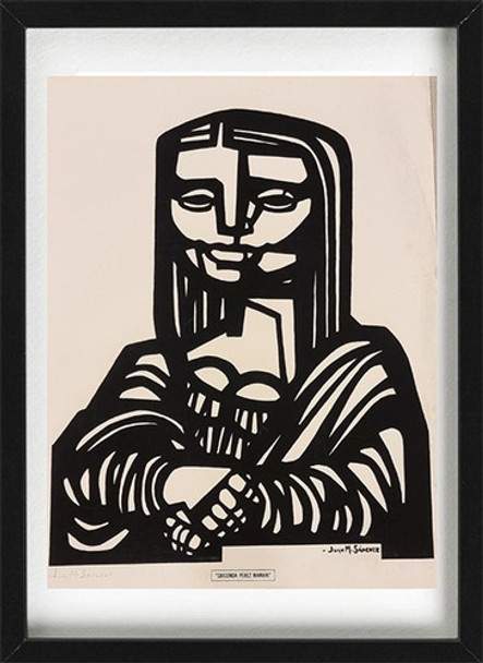 Juan Manuel Sánchez, La Gioconda, Serigrafía 55 X 74 Cm 0
