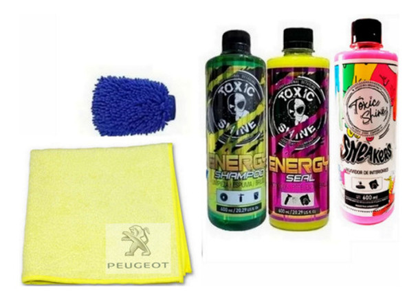 Combo Peugeot Energy Toxic Shine Shampoo + Sellador 0 Combo Peugeot Energy Toxic Shine Shampoo + Sellador 0