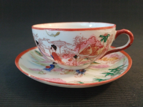 Xícara Chá Porcelana Japonesa Casca De Ovo 0