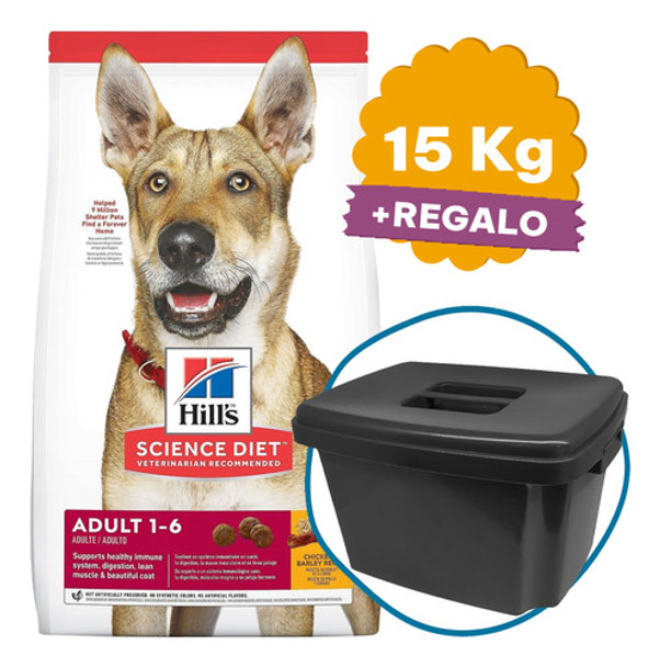 Alimento Perro Adulto Hills Original Usa 15 Kg + Regalo 0