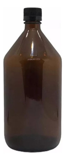 10frasco Vidrio Jarabe 1 Litro Laboratorio Tapa Precinto X 0