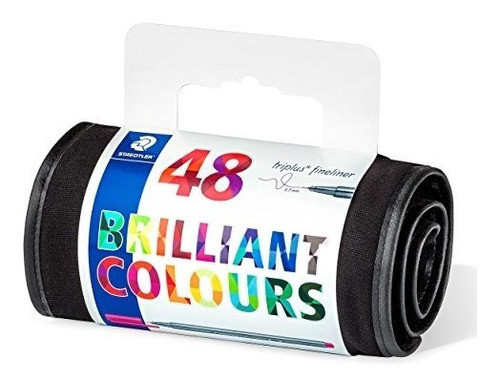 Staedtler 334 Triplus Fineliners Roll-up Set Colores Surtido 0