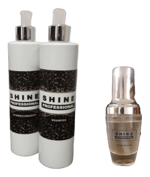 Shampoo+acondicionador Matizador Violeta 300ml+ Shine Repair 0