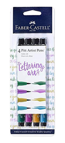 Faber-castell Pitt Artist Pens - Brush Lettering - 4 Jewel T 0