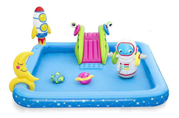 Centro De Juego Pelotero Pileta Bestway - Tobogan - El Rey 0