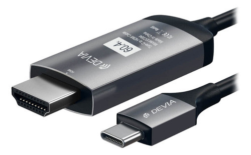 Cable Usb Tipo-c A Hdmi Devia Storm Series - Cover Company 0