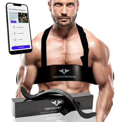 ~? Vikingstrength Bicep Tricep Arm Blaster Para Preacher Cur 0