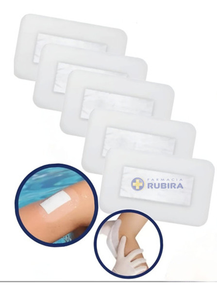 Apósito Adhesivo Fixopore 5 Cm X 7.2 Cm Pack X 5 Unds 0