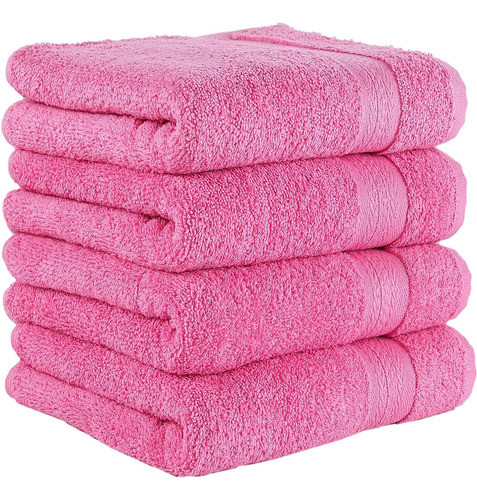 Regal Ruby Toallas De Mano Rosadas De Secado Rápido De 4 Pie 0