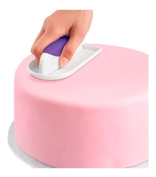 Alisador De Tortas De Plástico Repostería 0 Alisador De Tortas De Plástico Repostería 0
