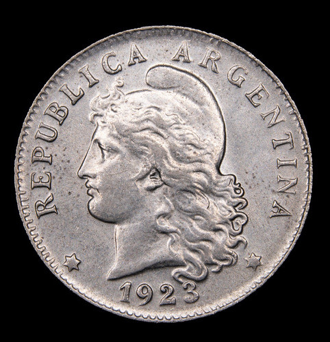Argentina 20 Centavos 1923 Sin Circular Cj 73 0