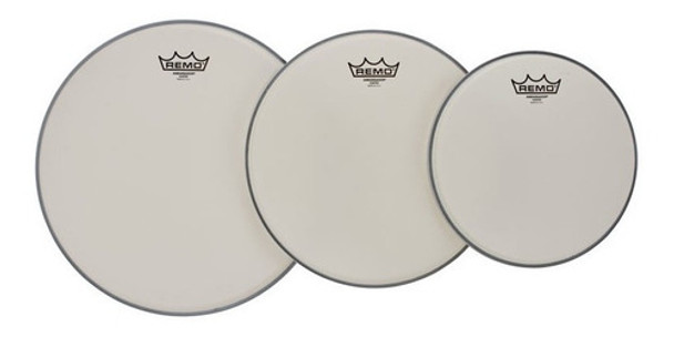 Remo Usa Pp0942ba Set Parches Ambassador Coated 10' 12' 14'. 0