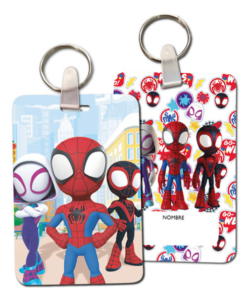 30 Identificadores Mochilas Souvenirs Spidey 0