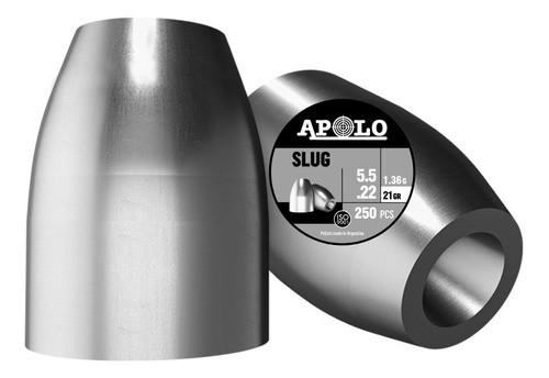 Balines Apolo Puntas Slug 5.5  21 Grs Lata X 250 0