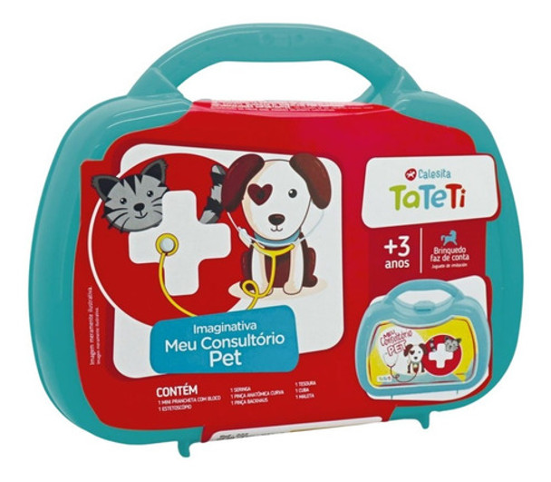 Set Veterinario Calesita Con Maletín Y Accesorios Febo 0
