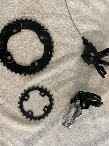 Grupo Para Bi Plato Shimano Slx Y Deore 0