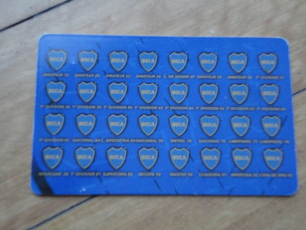 Tarjeta De Telefono Telefonica Boca Juniors Coleccionable 0