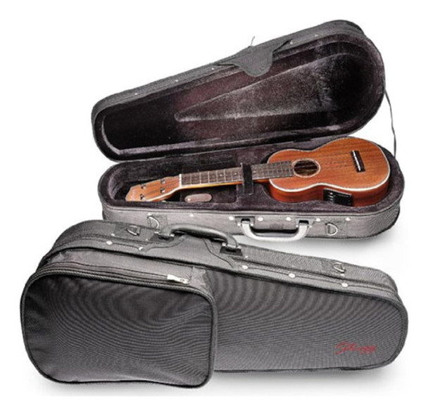 Stagg Hgb2ukb  Ukelele Barítono Suave Caso Con Correa Para E 0