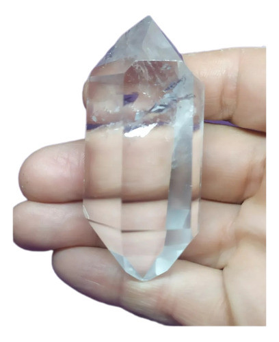 Cuarzo Cristal Biterminal De 7.3 Cms , De 80 Gramos 0
