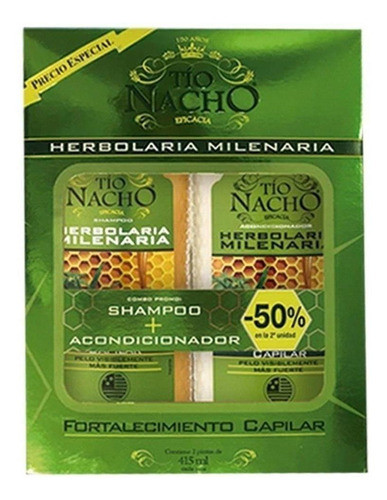 Tio Nacho Shampoo + Acondicionador 415ml Herbolaria 50% Dto 0