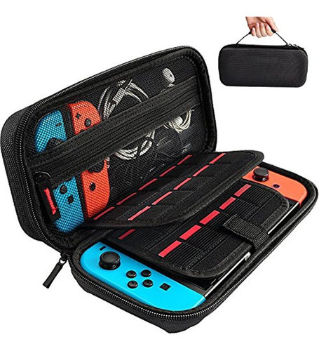Hestia Goods Switch Estuche Portatil Compatible Con Nintend 0