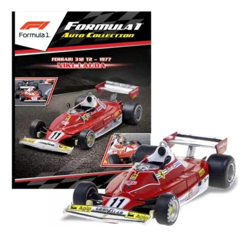 Revista Coleccion Formula 1 + Auto Ferrari 312 T2 Niki Lauda 0