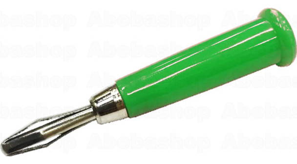 Conector Banana Macho Verde 0 Conector Banana Macho Verde 0
