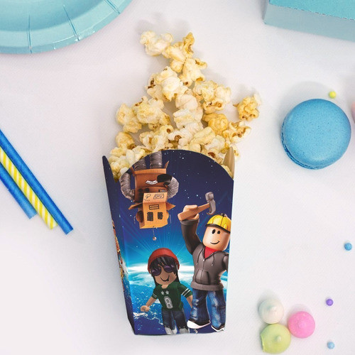 Cajita Pochoclera X10 U Roblox  Cumpleaños Cotillon 0