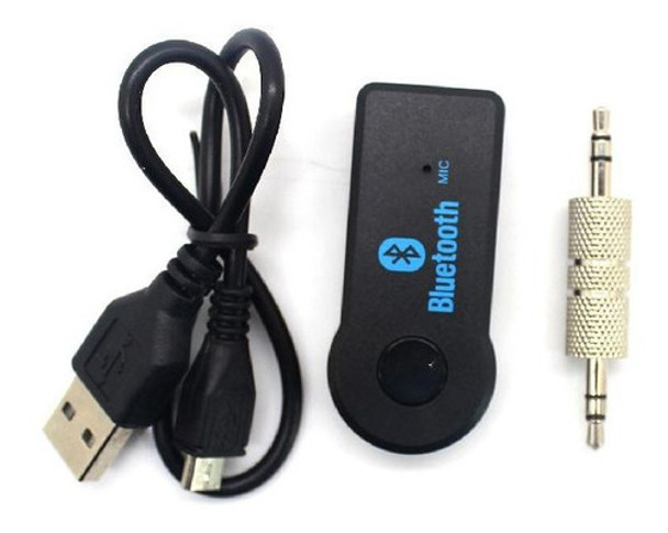 Receptor Audio Bluetooth Bateria Recargable Usb-estereo Auto 0