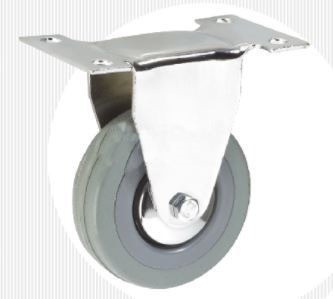 Rueda Goma Gris D.50mm-50kg Sop.fijo  Tecna Lgr-010 0