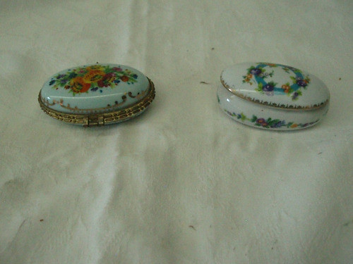Cajitas Pastilleros De Porcelana 0