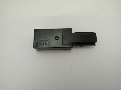 Conector De Punta P/ Riel 12v Dicro 1 Efecto Negro Bael Stg 0