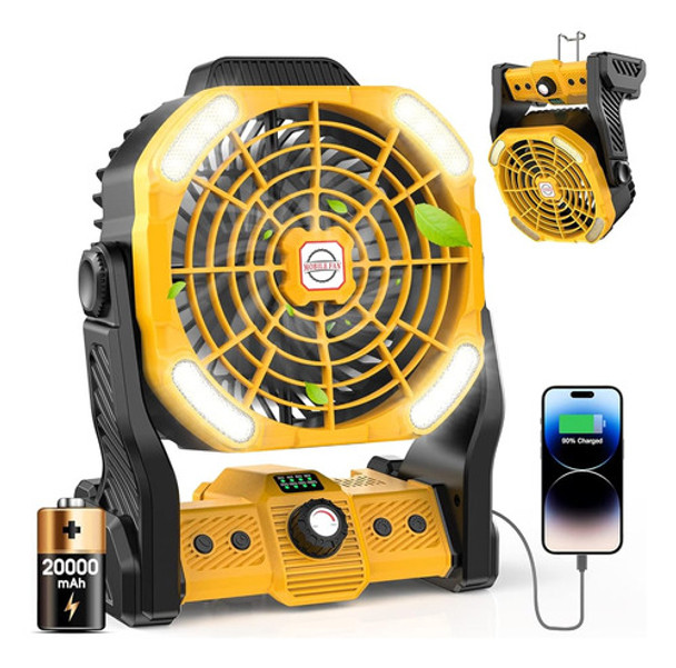 ~? Dowilldo Ventilador De Camping Portátil Para Tiendas De C 0