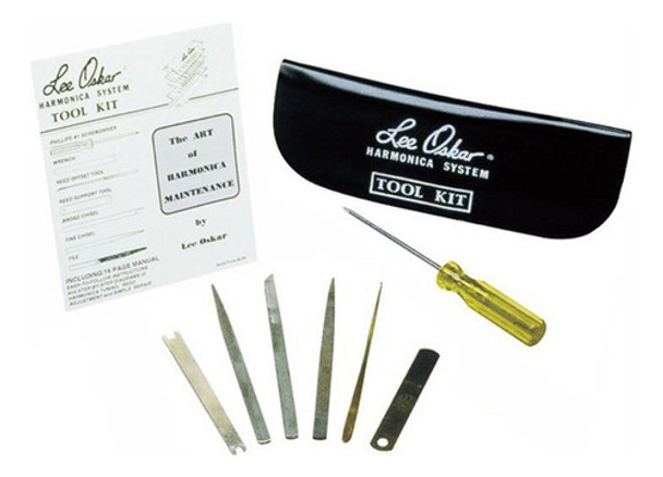 Kit Herramientas Lee Oskar Mantenimiento De Armónica 0