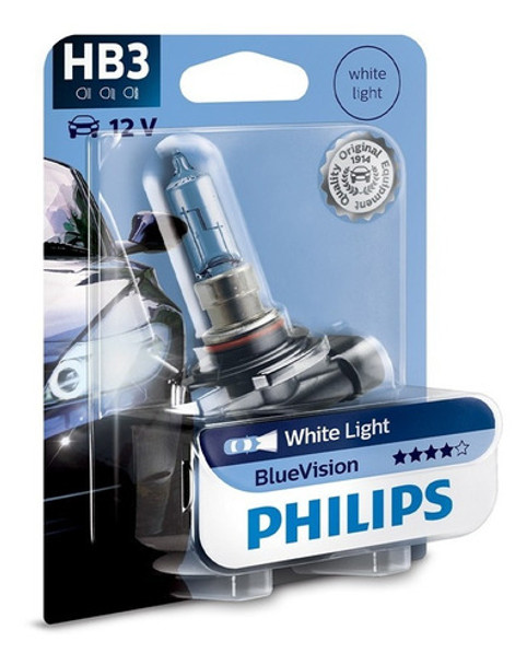 Lampara Blue Vision Philips 9005 Hb3 4000k 65w 0