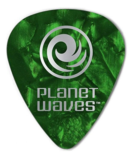 Selecciones De Guitarra De Celuloide De Perlas Verdes Planet 0