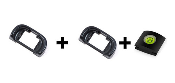 Kit 2 Ocular Eye Cup Fda Epll P/ Sony A7 A7r  + Nivel Bolha 0