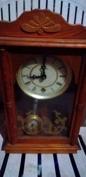 Reloj Antiguo A Cuerda Con Mecanismo De Bronce 0