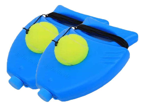 2* Equipamento De Treinamento De Treinador De Tênis Bolas De 0